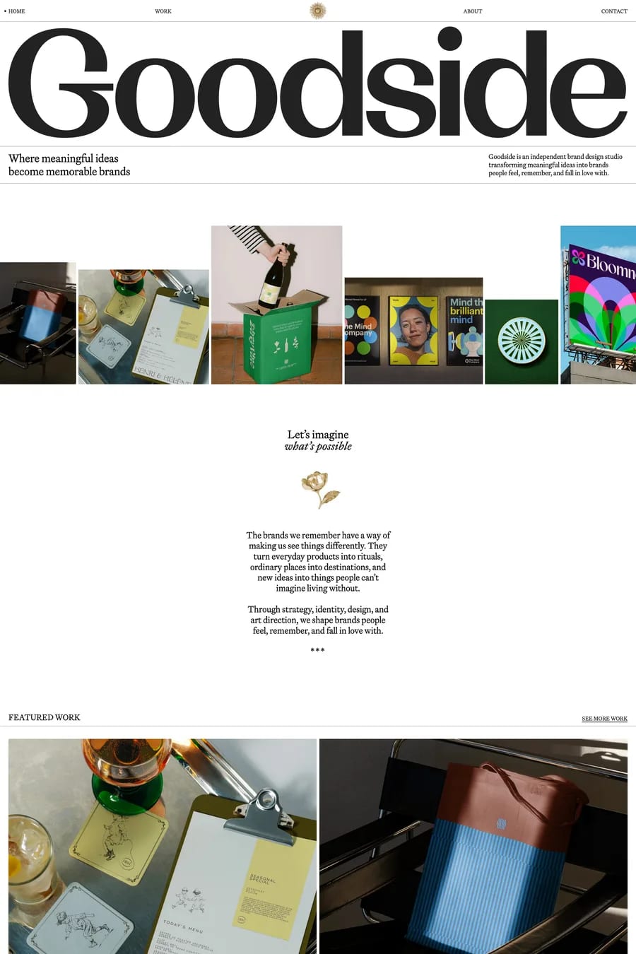 Goodside — agency website screenshot