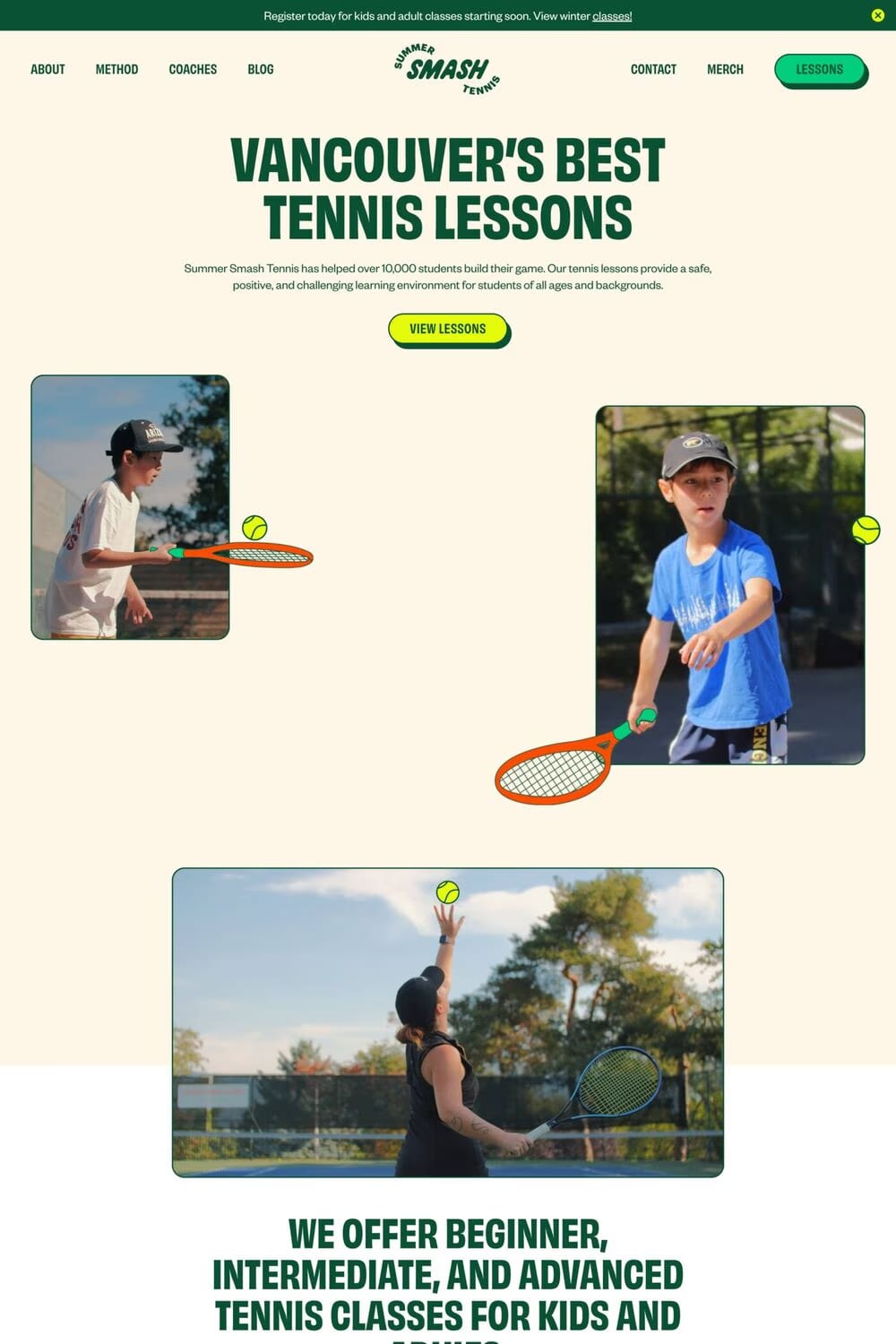 Summer Smash Tennis
